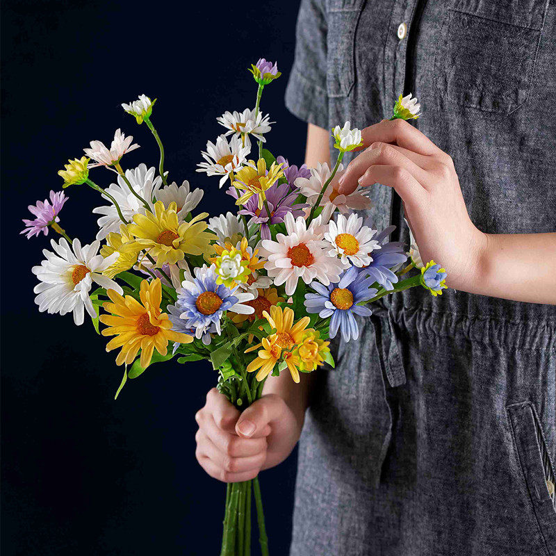 婚庆装饰小雏菊美式野花满天星网红田园摆设干花家居餐桌欧式假花