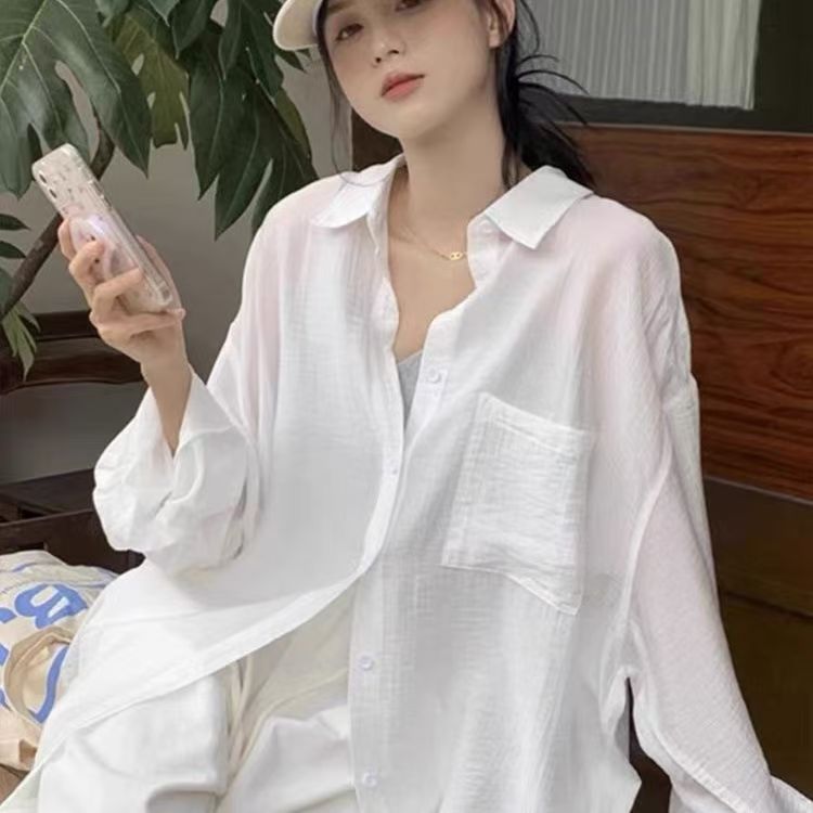 2026夏季新款女薄款防晒衬衫
