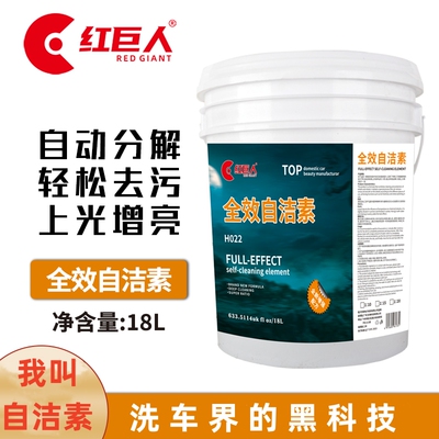 汽车自洁素洗车液轮胎轮毂强力去污免擦拭洗车店REDGIANT/红巨人