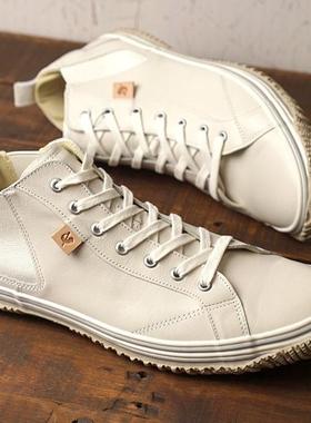 日本代购SPINGLE MOVE日产手工牛皮真皮复古低帮潮鞋男女SPM-442