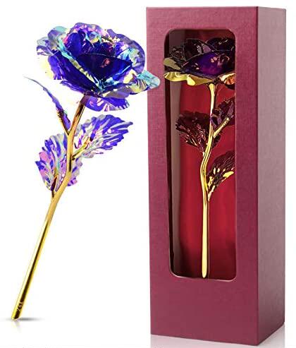 new purple rose red birthday gifts for her gift for mom box