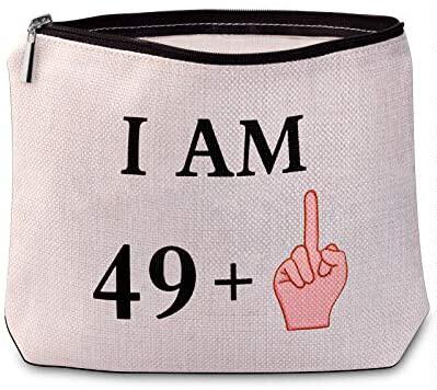 levlo funny birthday gifts for her 30 40 50th makeup bag cos