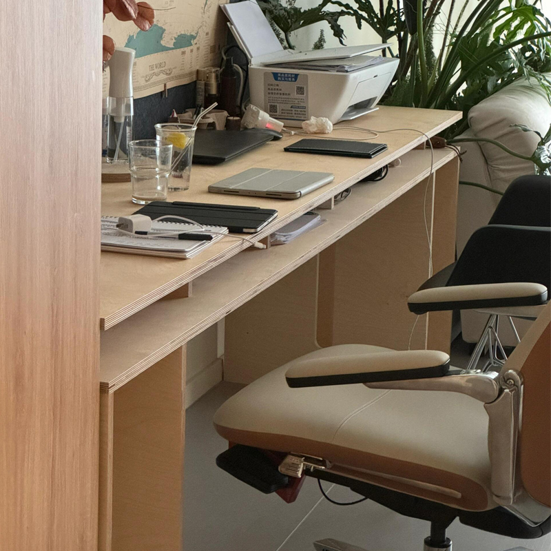 北欧意式轻奢家用长桌可定制书桌小户型餐桌组合简约多层抽屉桌子