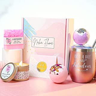 birthday gifts for women - relaxing spa gift box basket for