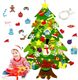 Hanging Christmas Tree DIY Kids Felt Christma for Wall