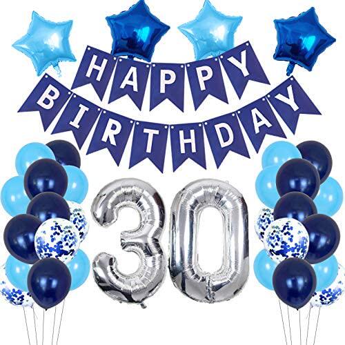 30th birthday decorations for men women  happy 30th birthday