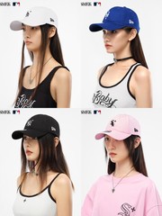 SMFK三方联名New Era X MLB弯檐棒球帽张翰同款街头遮阳帽纽亦华