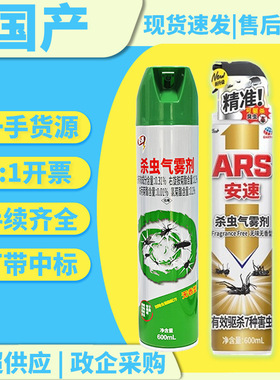 日本安速杀虫气雾剂无味家用室内灭蚊蚂蚁蟑螂药喷雾剂600ml直销