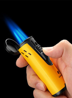 雪茄便携防风直冲蓝焰专用点烟器CLB-22AE2打火机直销