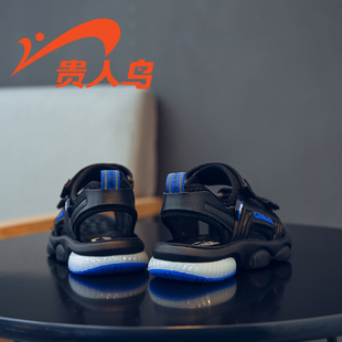 贵人鸟童鞋官方旗舰店官网男童凉鞋2026新款中大童魔术贴软底夏季