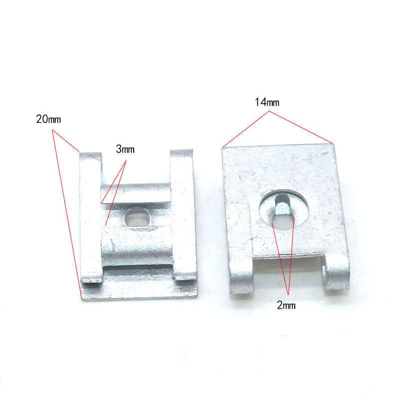 汽车螺母铁片快丝座大灯包围自攻螺丝底座牌照螺丝底卡扣卡子