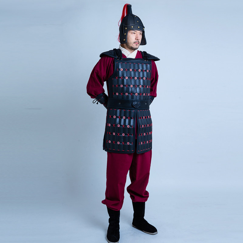 阿幸古代盔甲将军铠甲服装士兵盔甲男影视剧组舞台演出服装男盔甲