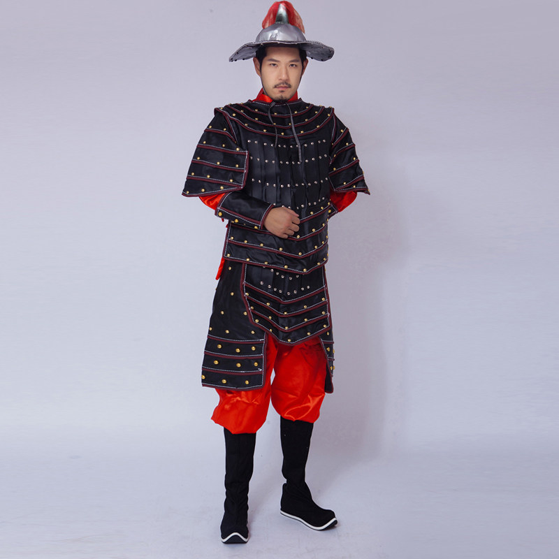 阿幸影视古装男将军盔甲士兵铠甲战袍元帅剧组服装道具士兵演出服