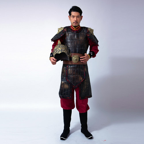 阿幸古代盔甲可穿真人将军衣服铠甲服装士兵影视舞台演出道具头盔 - 封面