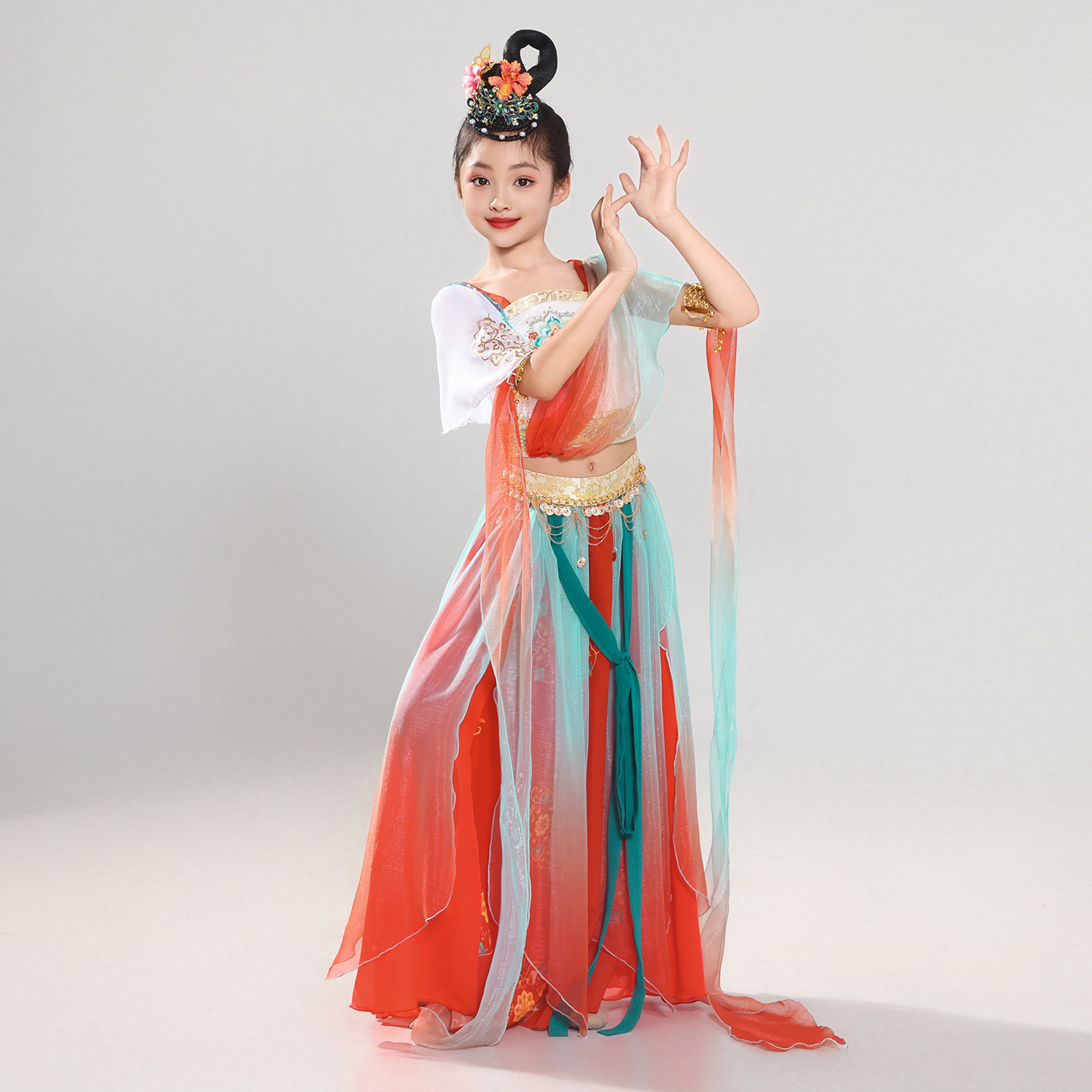 2025年新款儿童敦煌飞天胡旋舞