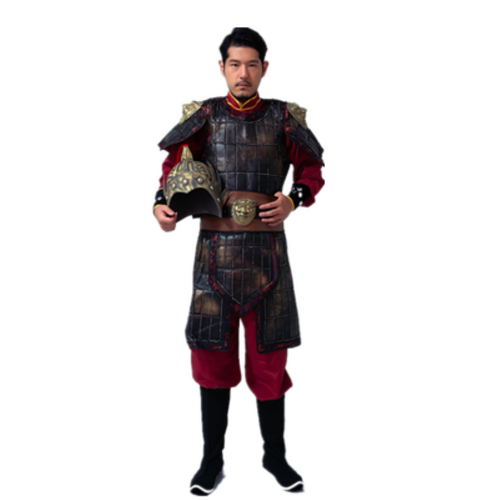 阿幸古代盔甲可穿真人将军衣服铠甲服装士兵影视舞台演出道具头盔