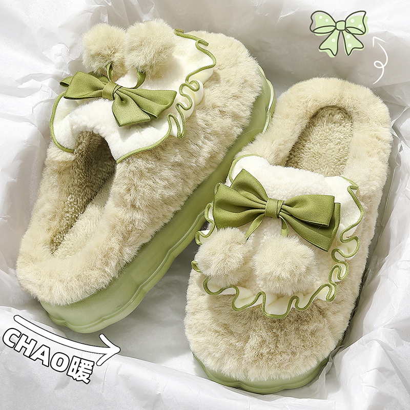 棉拖鞋女士冬季2024新款室内家居