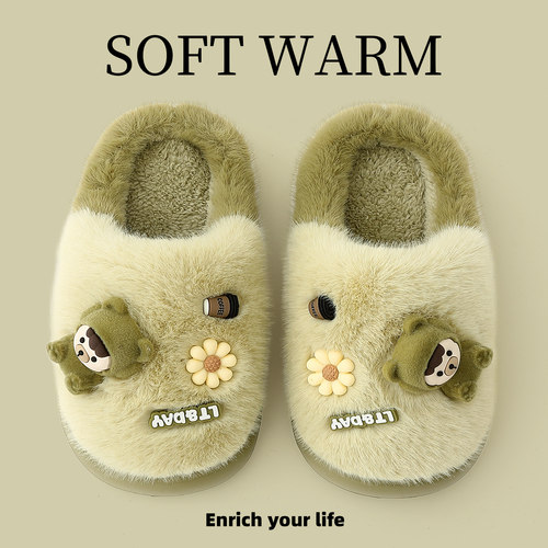 儿童棉拖鞋女童2025新款亲子棉鞋