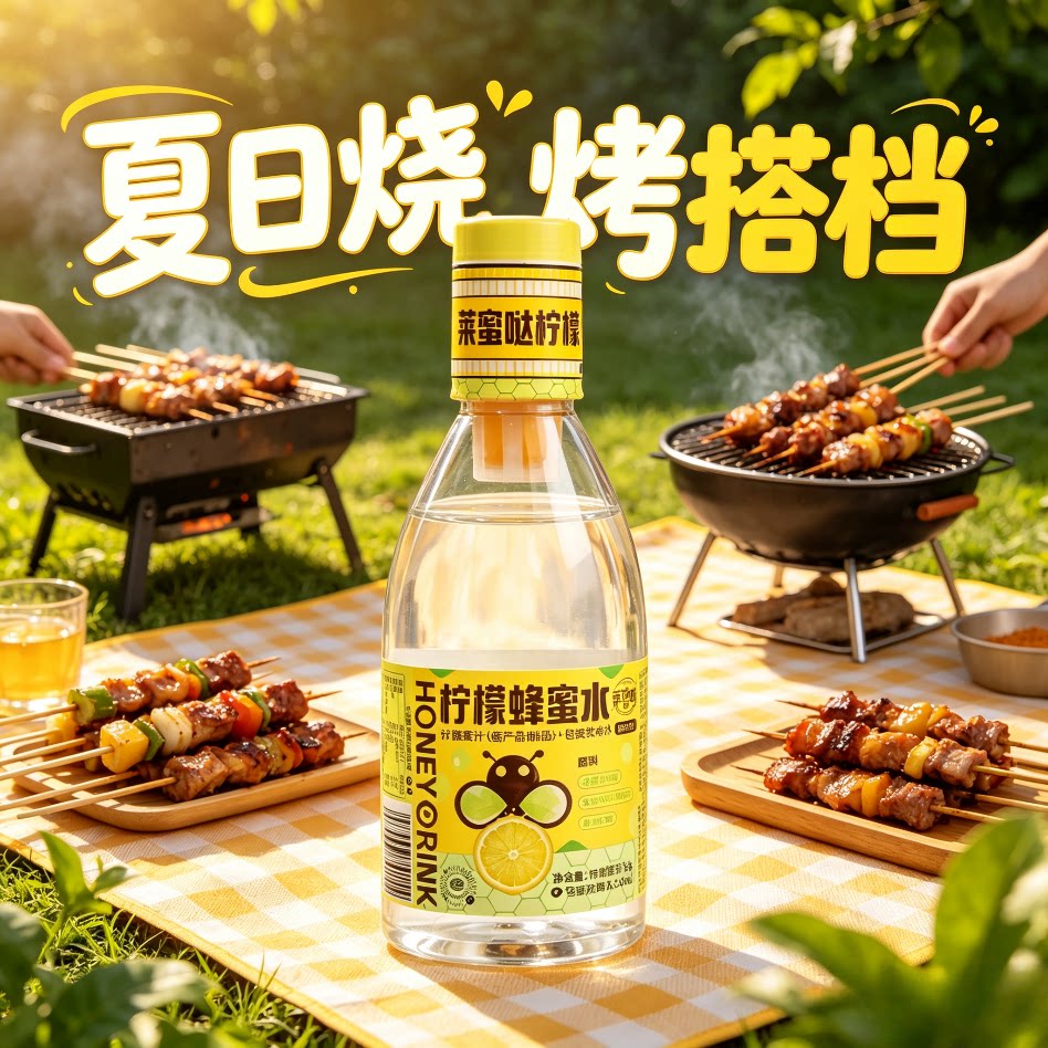 莱蜜哒柠檬蜂蜜水夏日果汁饮料户外烧烤瓶装湖南解渴天然
