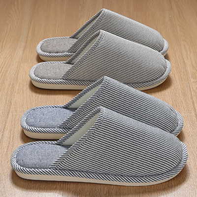 精品亚麻拖鞋男士2025新款