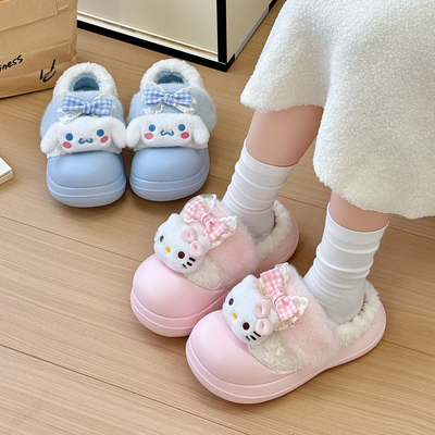 HelloKitty猫棉拖鞋女冬2025新款