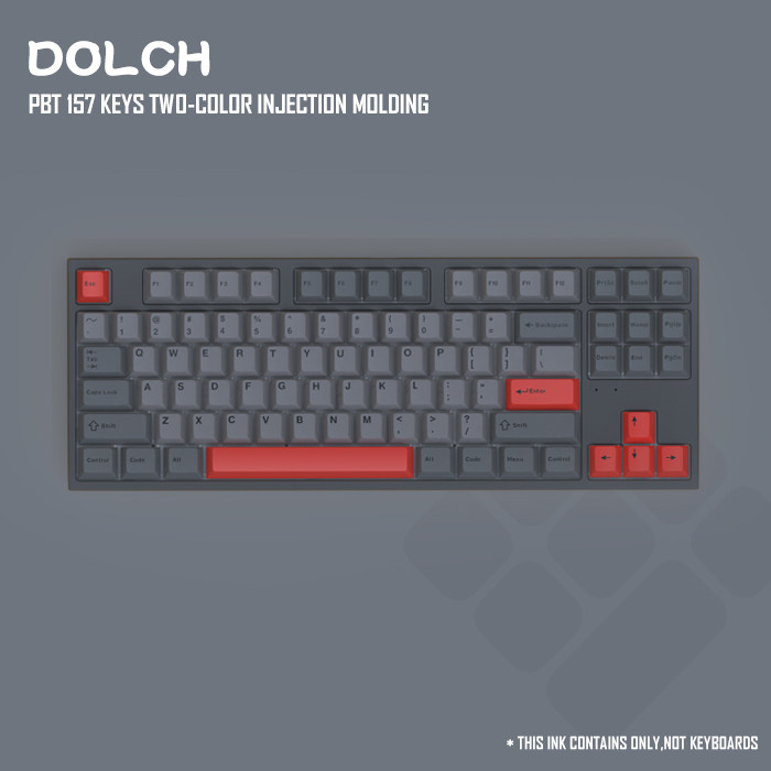 誠品dolch机械键盘键帽PBT客制化