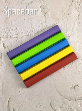 无铭诚品 SA彩色空格键 7U 6.25U机械键盘空格键帽PBT