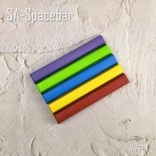无铭诚品 SA彩色空格键 7U 6.25U机械键盘空格键帽PBT