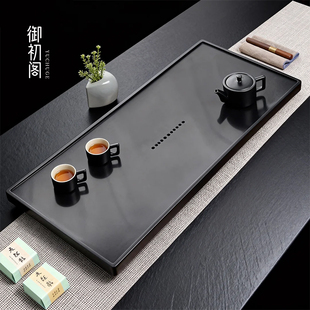 御初阁乌金石茶盘2026新款家用天然年轻人石头轻奢现代高级感茶台