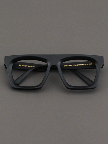 Moscot Lemtoshxcantwo Fabble Dumb Black Glassmes Рамки женский ретро -европейский и американский шельф с грубыми рамами мужчина