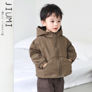 男童新款 休闲夹克儿童洋气百搭潮款 上衣男宝宝休闲宽松阔腿裤 韩版