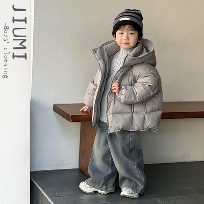 JIUMI儿童冬季加厚保暖羽绒服潮