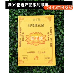 宠物殡葬去世小猫咪狗狗祭祀烧纸动物烧纸钱三七七周年纪念下葬