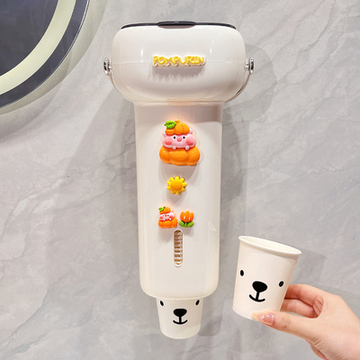 一次性杯子取杯器壁挂式免打孔