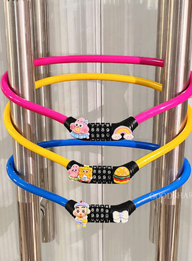 玻璃门密码锁挂锁防水防锈可爱