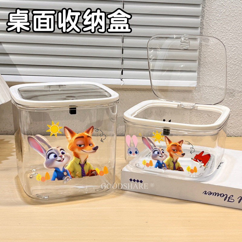 桌面收纳盒卧室化妆品杂物整理盒图片