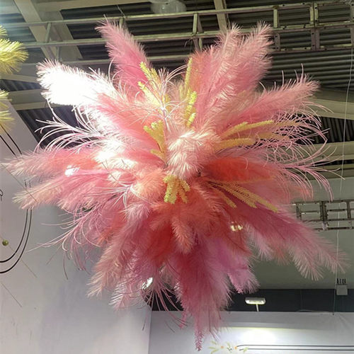 烟花装置网红花假花轻奢美陈装饰