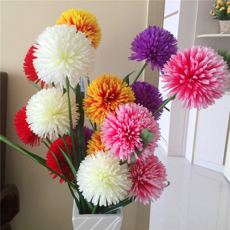 特价3头绣球花大葱球花仿真花绢花装饰花客厅室内家居摆放花包邮在类目 鲜花速递/花卉仿真/绿植园艺, 仿真花/绿植/蔬果成品（新）, 仿真花中 - 来自Buy2taobao.com提供专业的淘宝代购服务