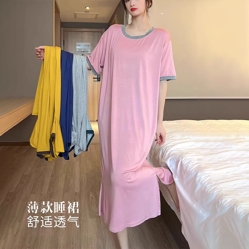 夏季薄款莫代尔短袖睡衣女