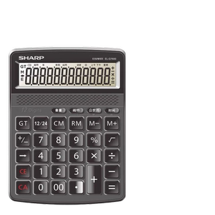 SHARP夏普语音计算器EL-G7600大号真人发音12位数音乐计算机