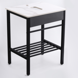 岩板洗手盆台上盆落地支架