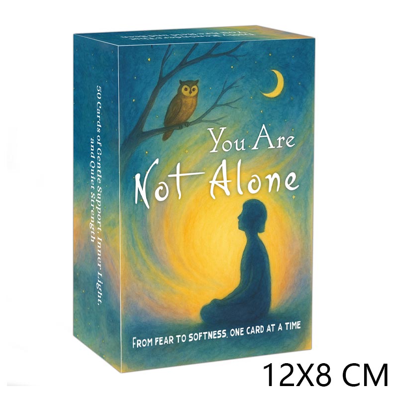 静夜思神谕You Are Not Alone Oracle 天地盖12X8CM 英文卡牌游戏