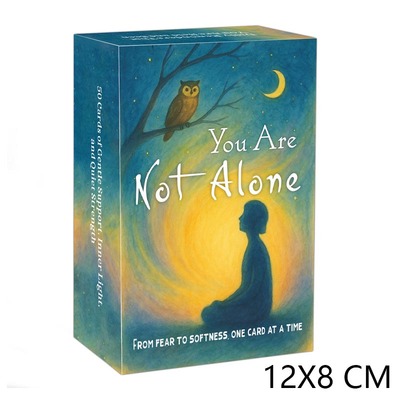 静夜思神谕You Are Not Alone Oracle 天地盖12X8CM 英文卡牌游戏