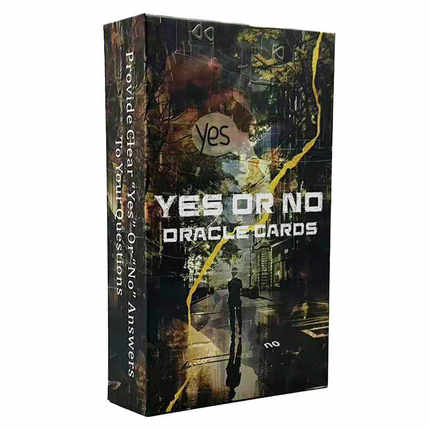 是或否神谕卡Yes or No Oracle Cards 12X7CM天地盖 英文卡牌游戏
