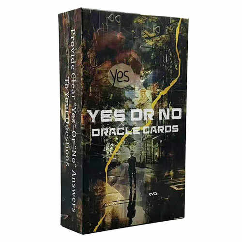 是或否神谕卡Yes or No Oracle Cards 12X7CM天地盖 英文卡牌游戏