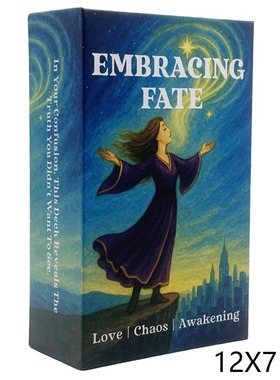 拥抱命运神谕Embracing Fate Card Game天地盖12X7cm英文卡牌游戏