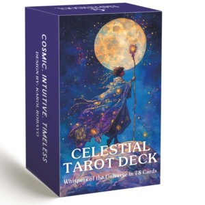 原创 月下塔牌Celestial Tarot Deck天地盖12X7CM 英文 卡牌游戏