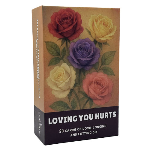五色玫瑰神谕Loving Your Hurts Card 天地盖12×7cm英文卡牌游戏