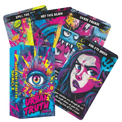 原创都市真相神谕Urban Truth Oracle天地盖 12X7 CM英文卡牌游戏