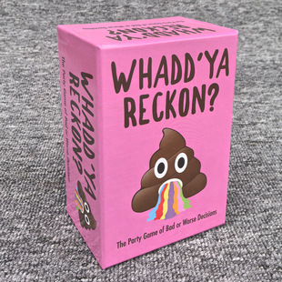 成人派对聚会Card 选择性卡牌游戏 RECKON Game英文桌游 WHADD